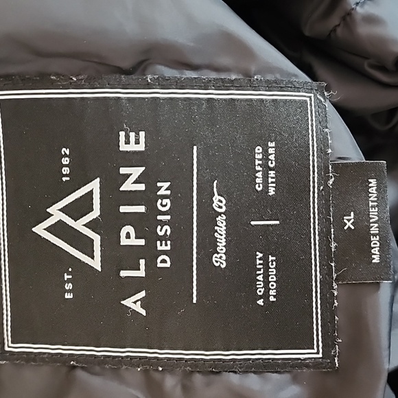 Alpine Design Boulder Colorado Puffer Coat Zip Closure - Picture 8 of 9